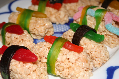 Rice Krispie Sushi